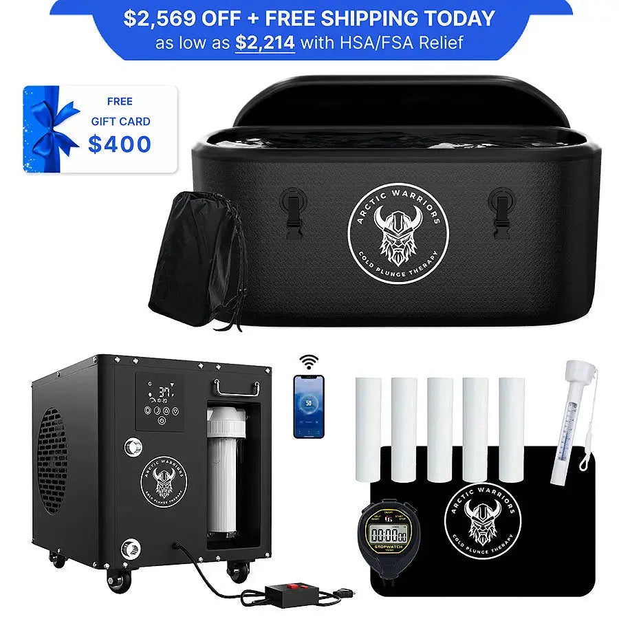 Arctic Warrior PRO MAX 1.5 HP Water Chiller/Heater + XL Tub + Essentials My Store